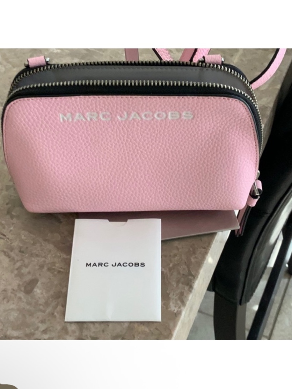 Marc Jacobs Pink Pebbled Leather Crossbody Bag NWT